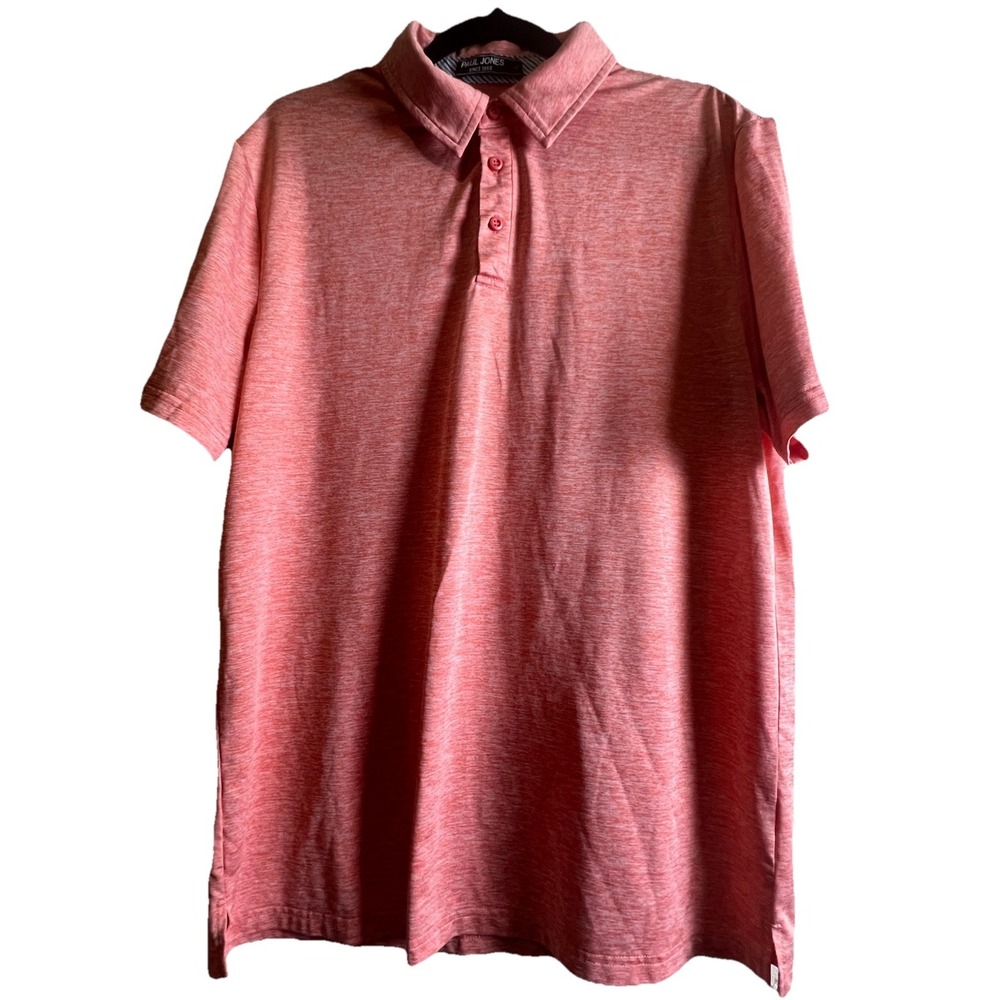 PJ Paul Jones‎ Polo Shirt Mens Large Short Sleeve Office Performance Casual